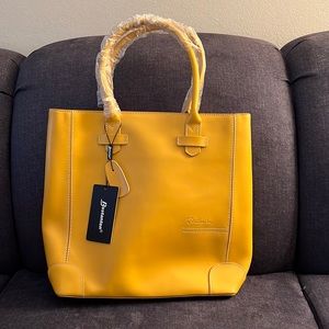Yellow Tote Handbag